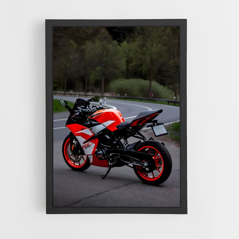 Poster Route du Rugissement – affiche KTM Moto (vue 2)